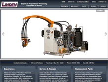 Tablet Screenshot of lindenindustries.com